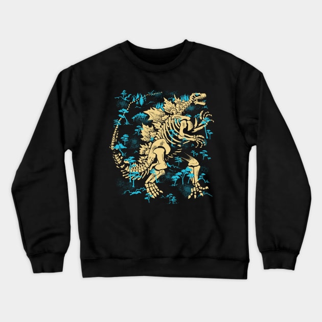 Kaiju Fossils Crewneck Sweatshirt by fitasartwork